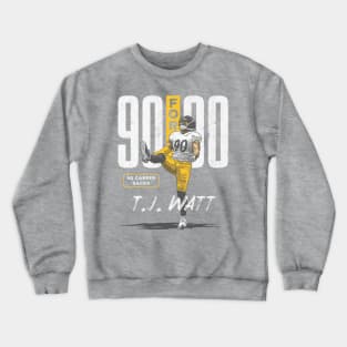 T.J. Watt Pittsburgh 90 For 90 Crewneck Sweatshirt